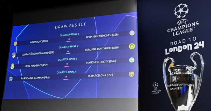 Champions League Quarter-Final Draw