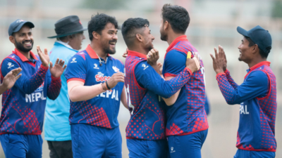Nepal early Wickets Against PNG