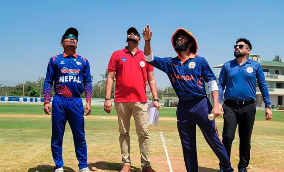 Nepal Bats First Against Baroda