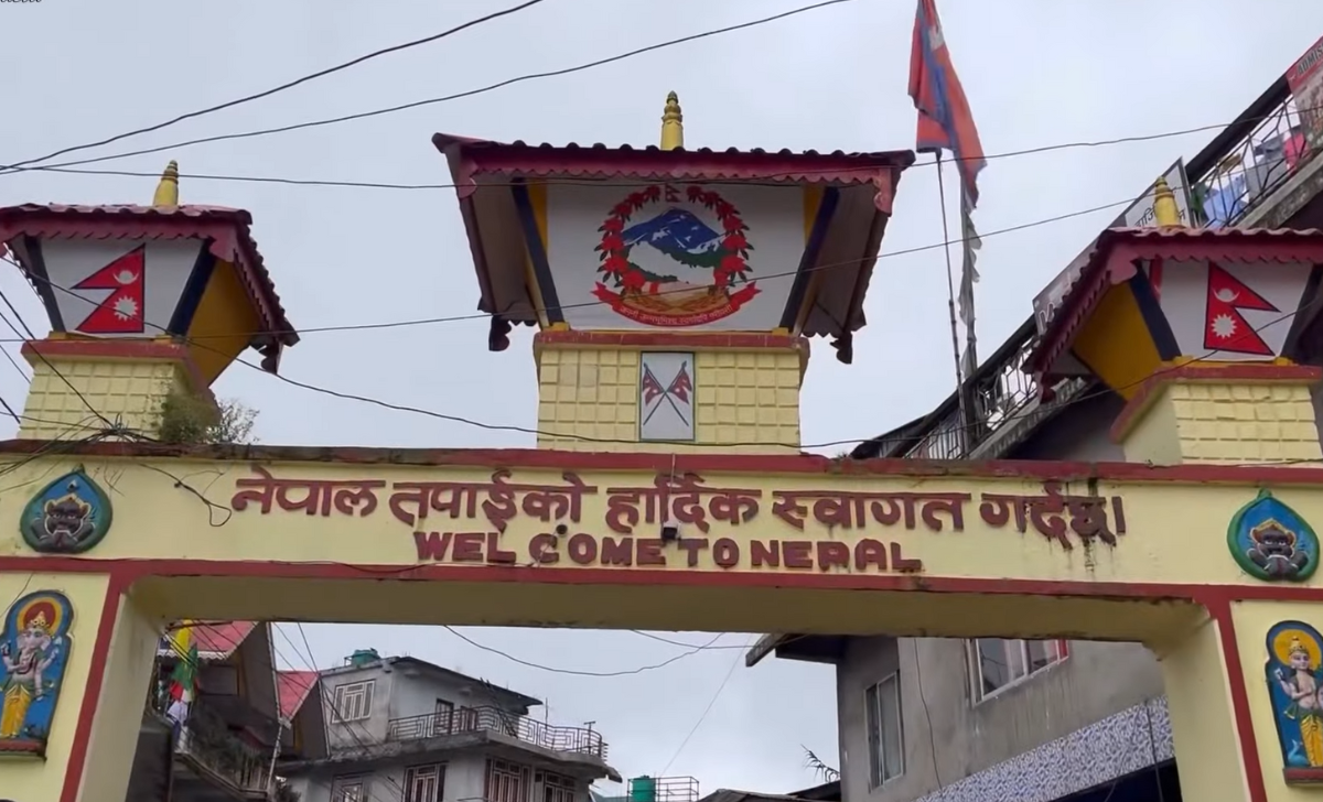 Nepal-India Border in Ilam