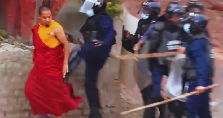 Nepal Police Monk