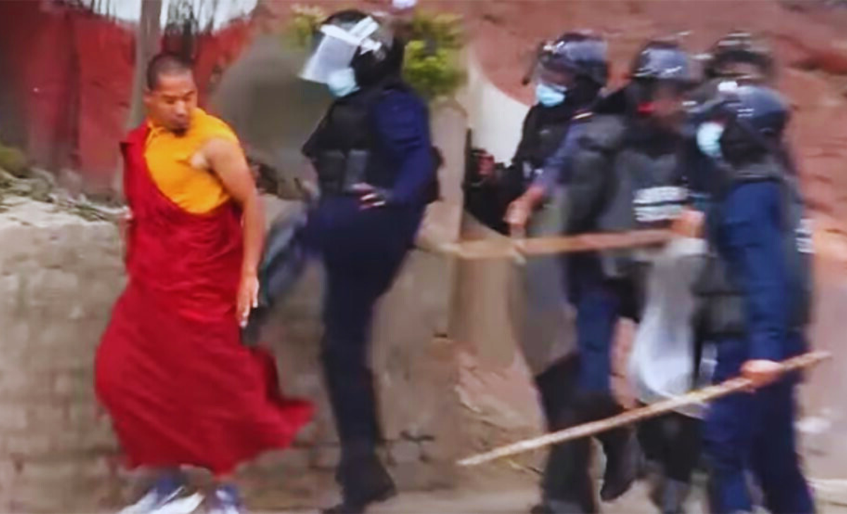Nepal Police Monk