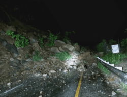 Three Passengers Escape Chitwan Landslide by Jumping from Bus