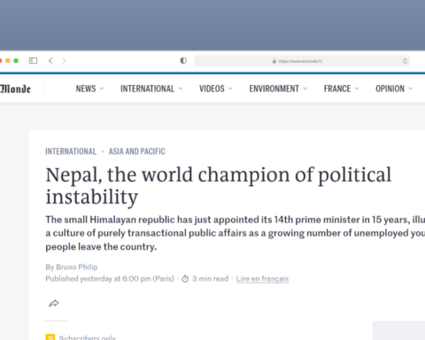 Le Monde Nepal Politics