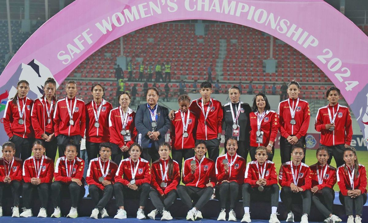 Nepali Women Footballers SAFF