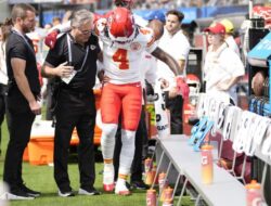 Mahomes collides with his teammate Rice and… could have broken his cruciate