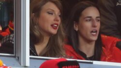 Taylor Swift and Caitlin Clark, head to head in the NFL in the Chiefs vs Commanders