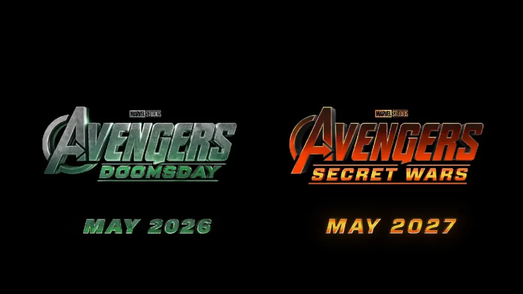 Avengers Doomsday and Avengers Secret Wars Release Dates Premiere